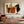 Mid-Century Abstract Art | Terracotta Geometric Forms