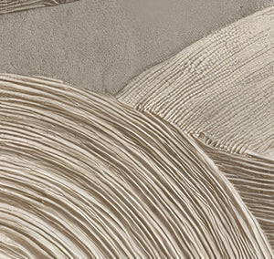 Quiet Dunes and Flowing Lines | Textured Neutral Landscape Wall Art