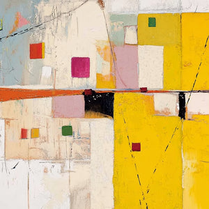 Modern Abstract Art | Citrus Geometry
