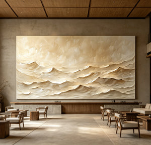3D Textured Abstract Art | Layered Peaks