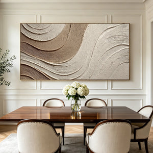 Wandering Tide | Earthy Curved Texture