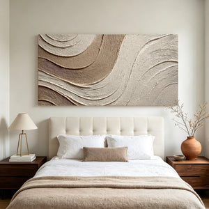 Wandering Tide | Earthy Curved Texture