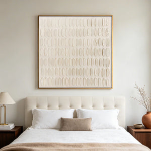 3D Textured Art | Quiet Oval Rhythm