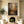 Dark Tone Textured Abstract Art | Misty Golden Skyline