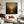 Abstract Textured Art | Golden Nocturne Lake