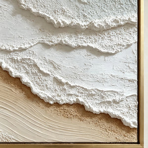 Tide Mark | Coastal Textured Abstract Art