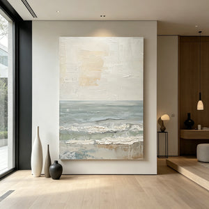 3D Impasto Layer Texture | Coastal Shore Tides