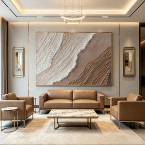 3D Textured Abstract Art | Shore Tides