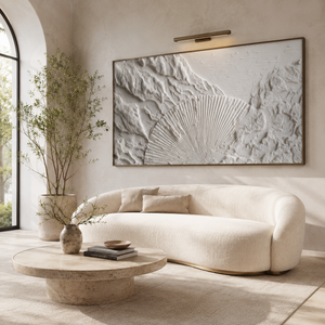 Minimal Relief | Pale Fan Mountain Forms