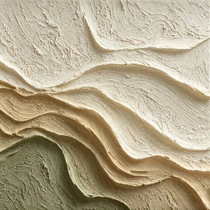 Soft Terrain Whisper | 3D Textured Wall Art