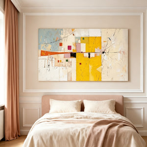 Modern Abstract Art | Citrus Geometry