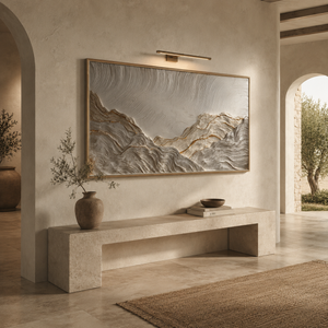 Thick Impasto | Gilded Mountain Ridges