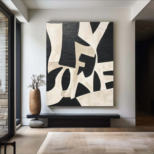Modern Abstract Art | Black & White