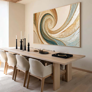 Vortex Rhythm | Spiral Textured Abstract Art