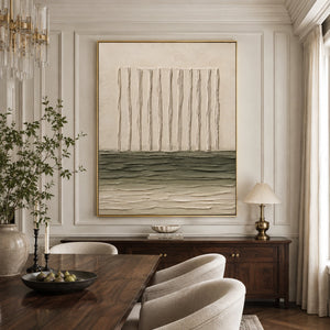 Vertical Lines & Strata | textured wall art