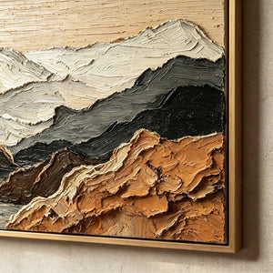 Thick Impasto | Mountain Lake Vista