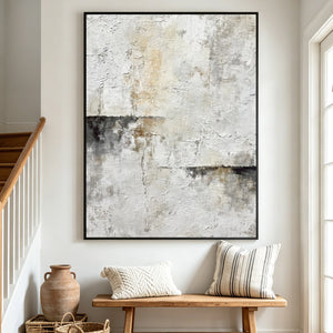 Minimal Abstract Texture Painting | Muted Boundary