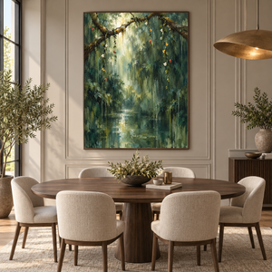 Enchanted Forest River | Moody Nature Wall Art