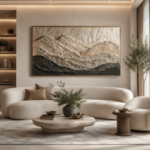 Neutral Earth Tones | Distant Mountain Range