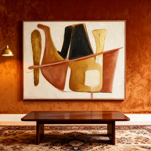 Modern Abstract Art | Gilded Shapes