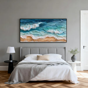 3D Textured Ocean Art | Shoreline Drift