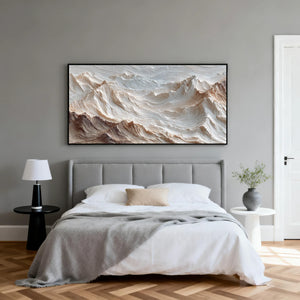 3D Textured Mountain Art | Quiet Ridge