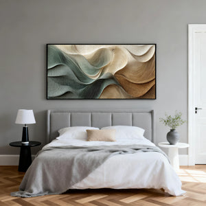 3D Textured Abstract Art | Sculpted Drift