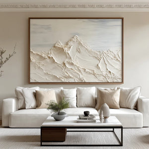 3D Textured Mountain Art | Ivory Ridge