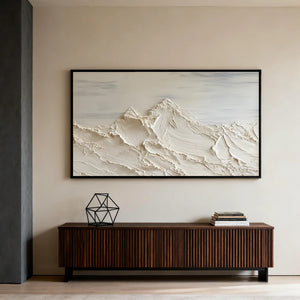 3D Textured Mountain Art | Ivory Ridge