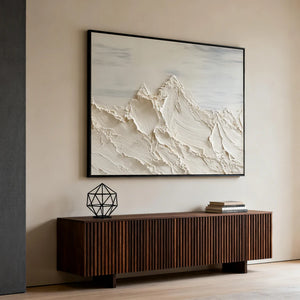 3D Textured Mountain Art | Ivory Ridge