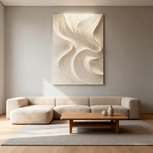 3D Textured Abstract Art | Sandstone Flow