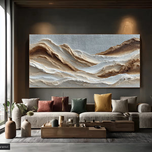 3D Textured Mountain Art | Desert Ridge