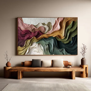 3D Textured Abstract Art | Jewel Vortex