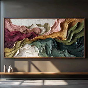 3D Textured Abstract Art | Jewel Vortex