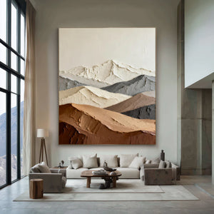 Textured Mountain Art | Quiet Layers