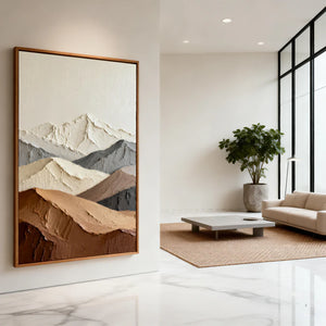 Textured Mountain Art | Quiet Layers