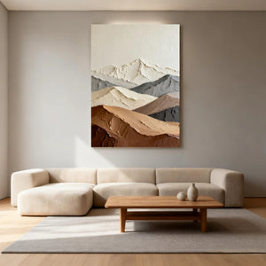 Textured Mountain Art | Quiet Layers