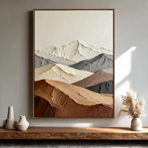 Textured Mountain Art | Quiet Layers