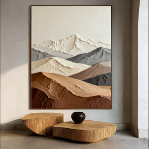 Textured Mountain Art | Quiet Layers