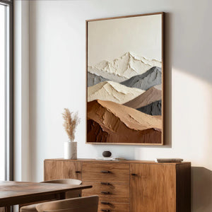 Textured Mountain Art | Quiet Layers