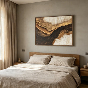 3D Textured Art | Golden Canyon