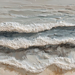 3D Textured Abstract Art | Shoreline Surf Layers