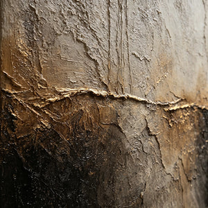Wabi Sabi Thick Texture Abstract Art | Stratified Mist