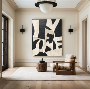 Modern Abstract Art | Black & White