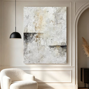 Minimal Abstract Texture Painting | Muted Boundary