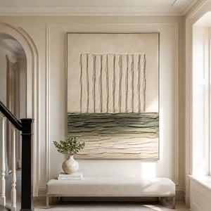 Vertical Lines & Strata | textured wall art