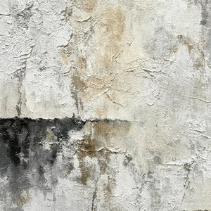 Minimal Abstract Texture Painting | Muted Boundary