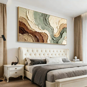 Curved Layers | 3D Textured Wall Art
