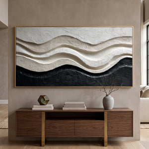 Midnight Drift | 3D Textured Wall Art