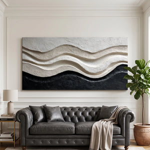Midnight Drift | 3D Textured Wall Art